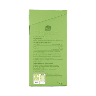 Green Tea & Lemon - 80 Tea Bags